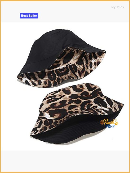 Reversible Bucket Hat Double-Side Wearable Cotton UV Sun Protection Fisherman